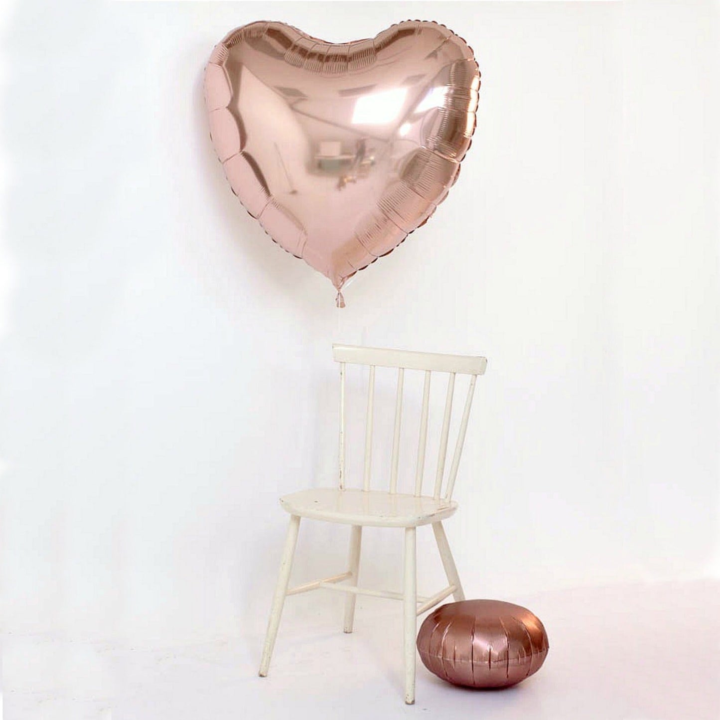 Giant Bubblegum Pink Heart Foil Balloon | Large Heart Helium Balloons Grabo