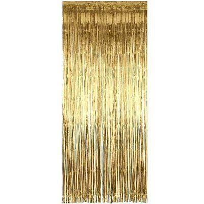 Gold Foil Door Curtain | Balloon Tassel Fringe | Unique Party Decor Party Deco