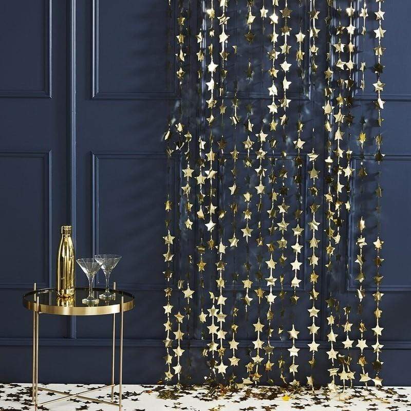Gold Party Backdrop | Photo Backdrop | Party Props and Decorations Ginger Ray
