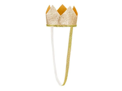 Gold Fabric Crown | Beautiful Party Dressing Up for Kids Party Deco