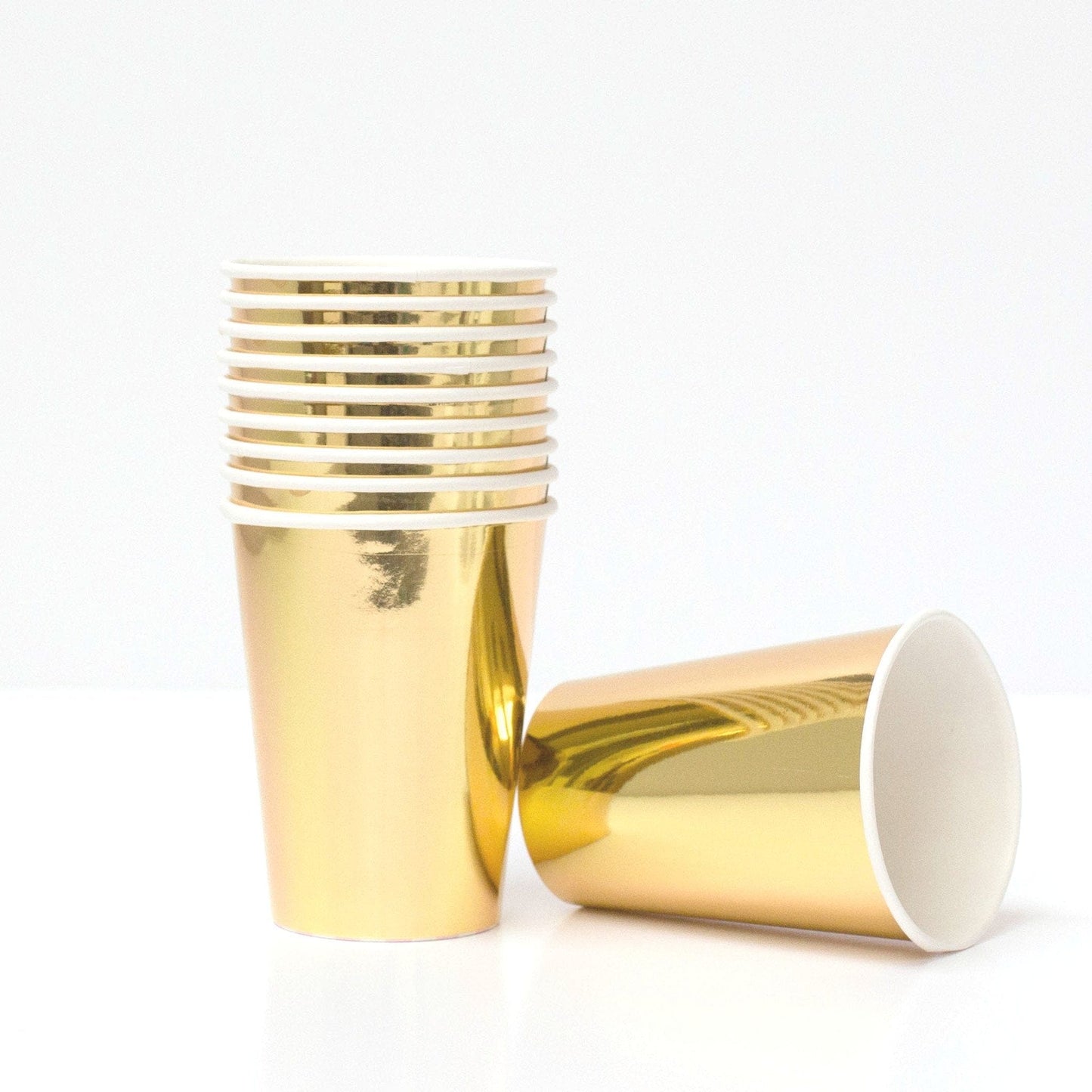 Gold Paper Cups | Unique Party Supplies | Pretty Little Party Shop Party Deco