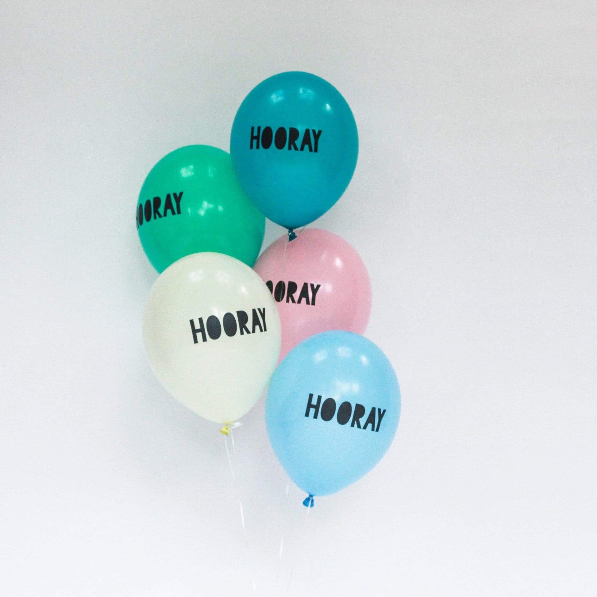 Hooray Balloons Yellow | Boutique Balloons | Online Balloonery Pretty Little Party Shop