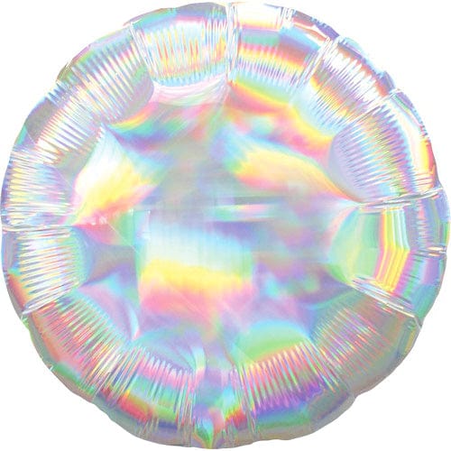 Iridescent Round Foil Balloon | Helium Balloon | Online Balloonery Anagram