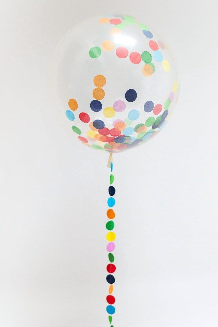Giant Confetti Balloon | 3ft Confetti Balloon | Online Party Shop Pretty Little Party Shop