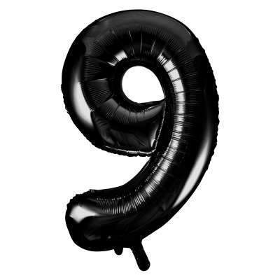 Large Foil Number Balloons | Black Number Helium Balloons online Unique