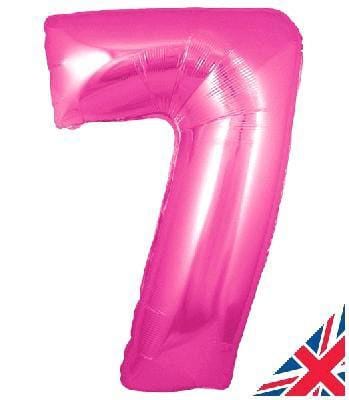 Large Foil Number Balloons | Pink Number Helium Balloons online Unique