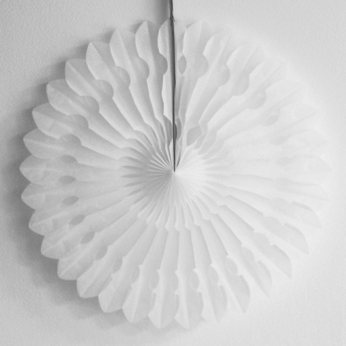 White Paper Fan Honeycomb | Pretty Party Supplies Online Unique
