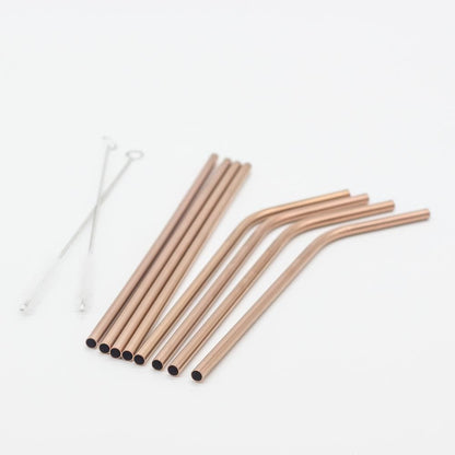 Copper Metal Reusable Drinking Straws | Eco Drinking Straws savisto
