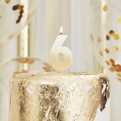 Milestone Birthday Candle | Number Candles Ginger Ray Ginger Ray
