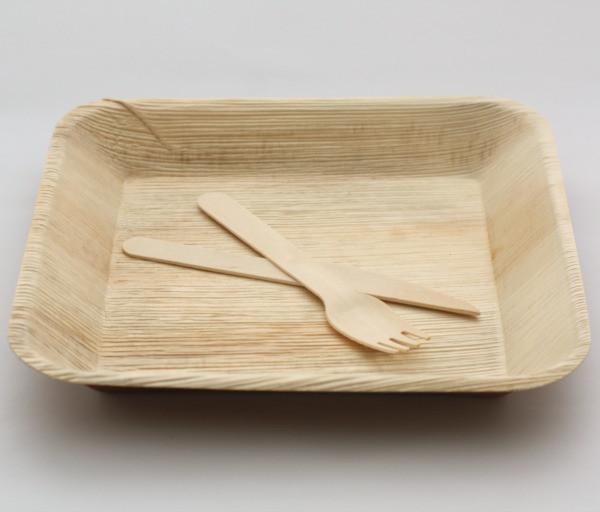 Palm Leaf Square Plates | Eco-Friendly Party Supplies UK LondonBio