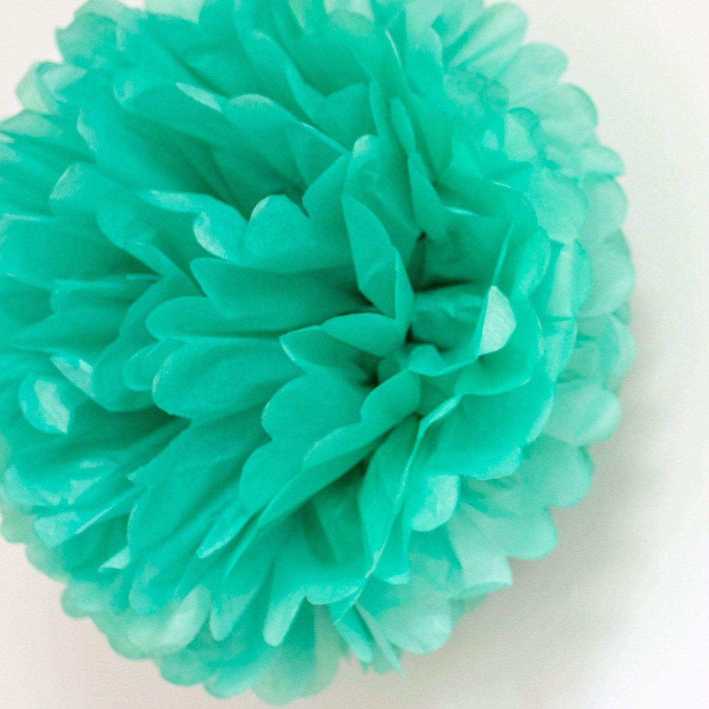 Mint Paper Pompoms | Paper Poms in all the colours Unique