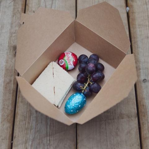 Deli Style Party Boxes 12 Pack - Biodegradable Kraft Food Boxes for Party Lunches, Favors and Gifts