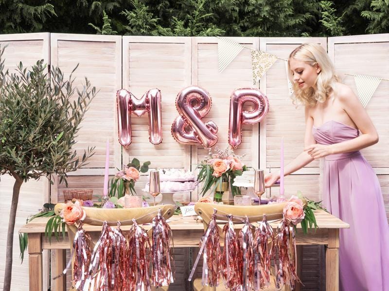 Blush & Gold Paper Bunting | Wedding Bunting | Baby Shower Bunting Party Deco