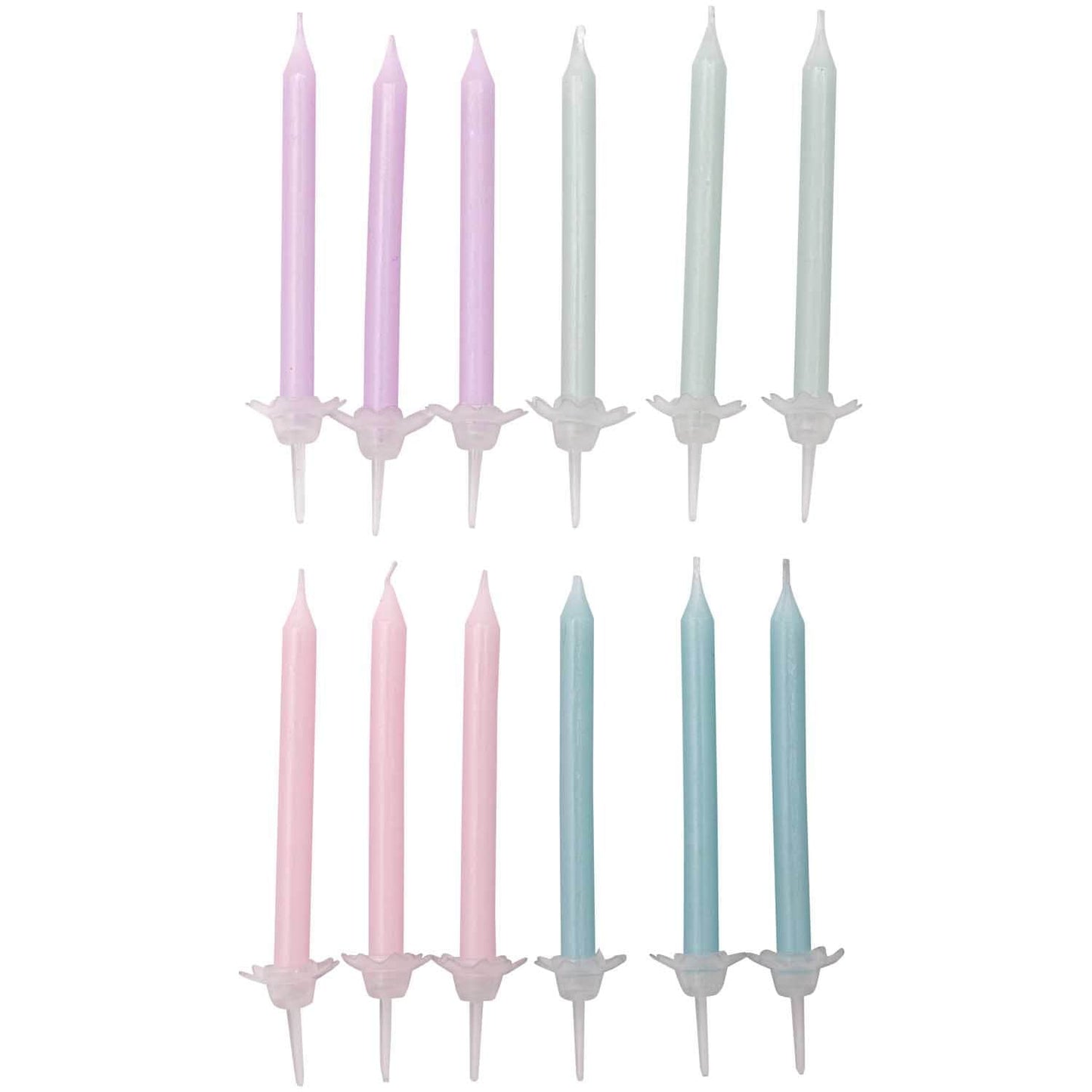 Pastel Birthday Candles | Birthday Candles UK Rico Design