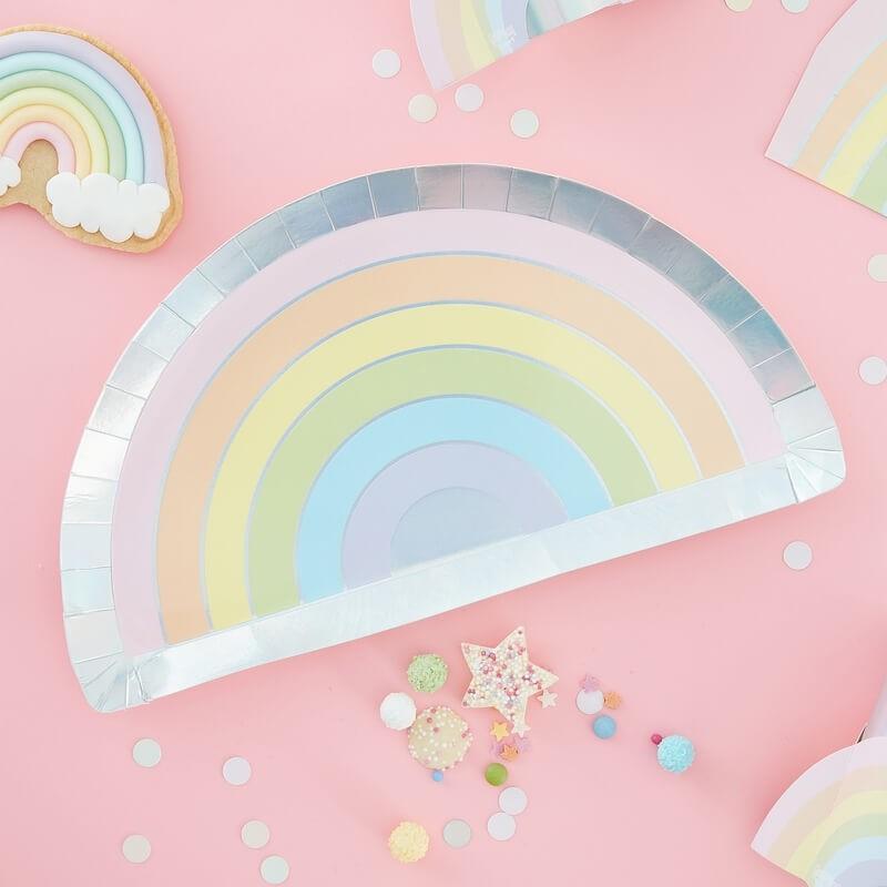 Pastel Rainbow Party Napkins | Rainbow Party Napkins | Ginger Ray UK Ginger Ray