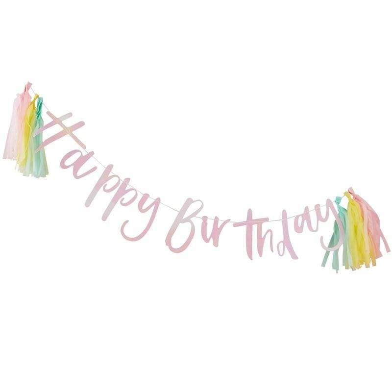 Ginger Ray Pastel Tassel Garland
