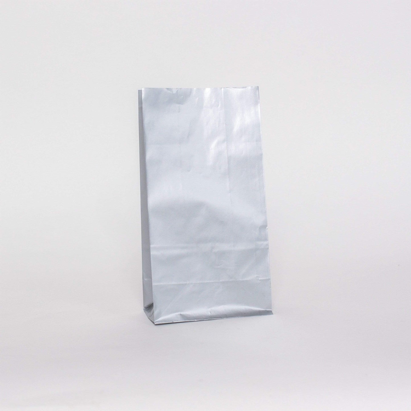 Silver Party Bags | Solid Colour Paper Bags | Treat Bags Unique