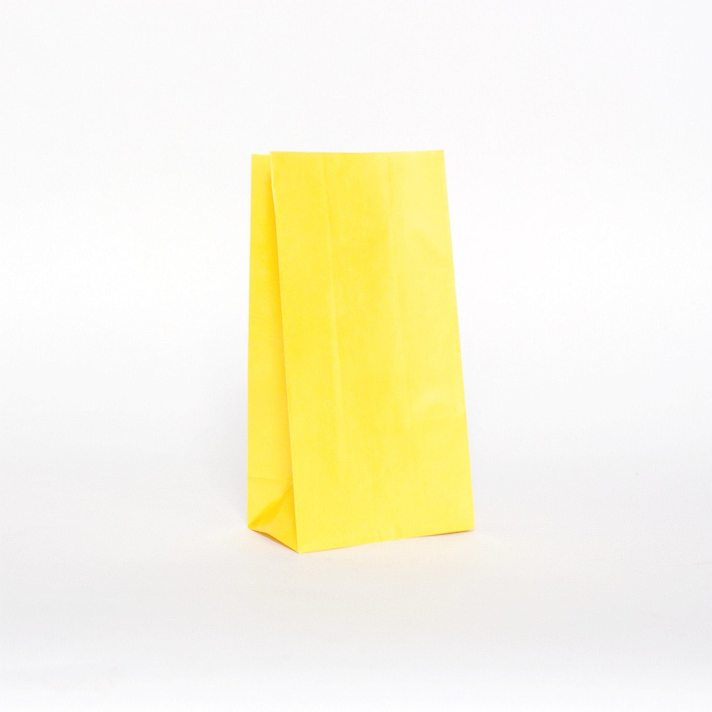 Yellow Party Bags | Solid Colour Paper Bags | Treat Bags Unique