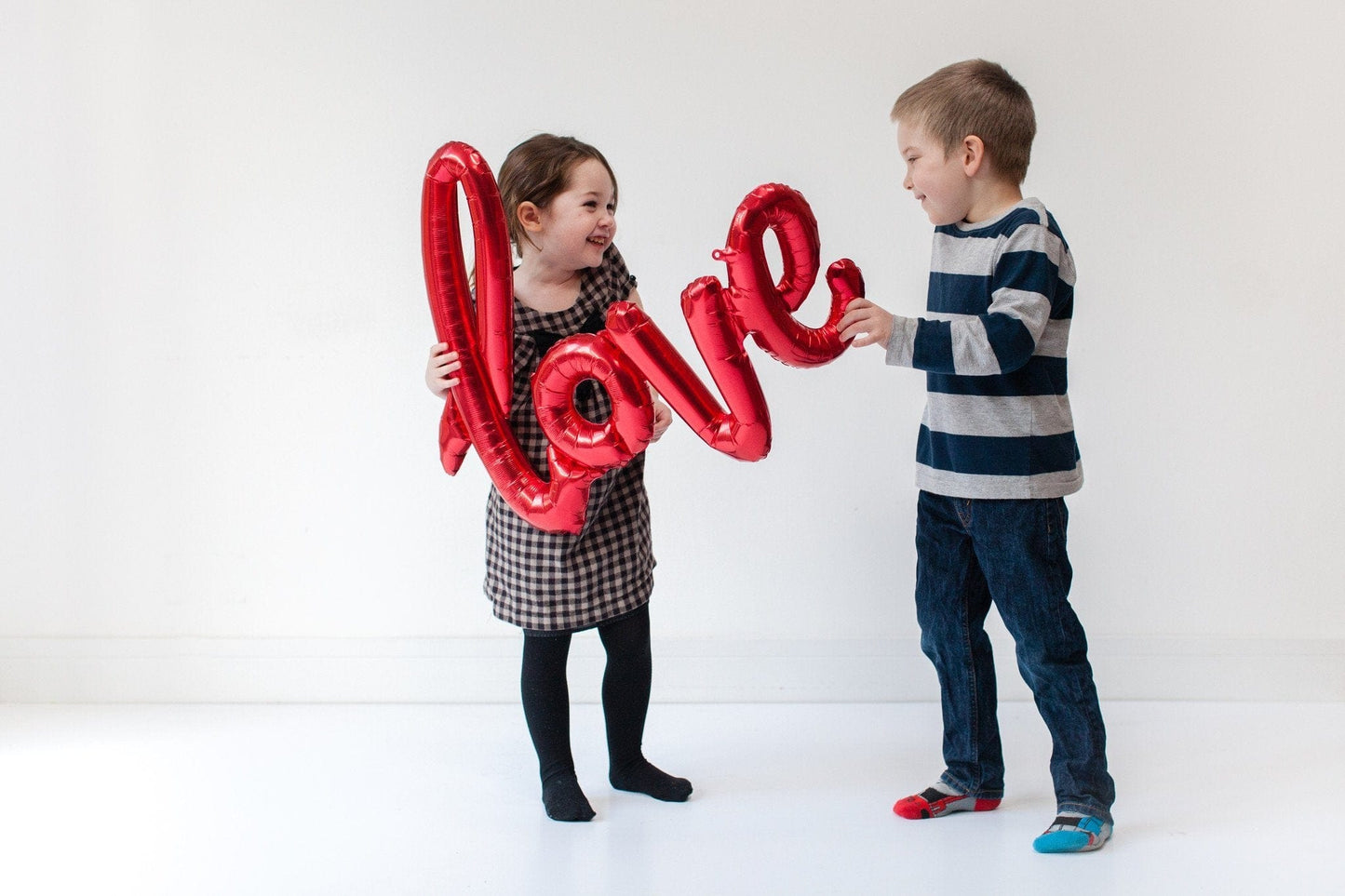 Red Love Word Balloon | Love Phrase Balloon | Valentines Balloons Northstar