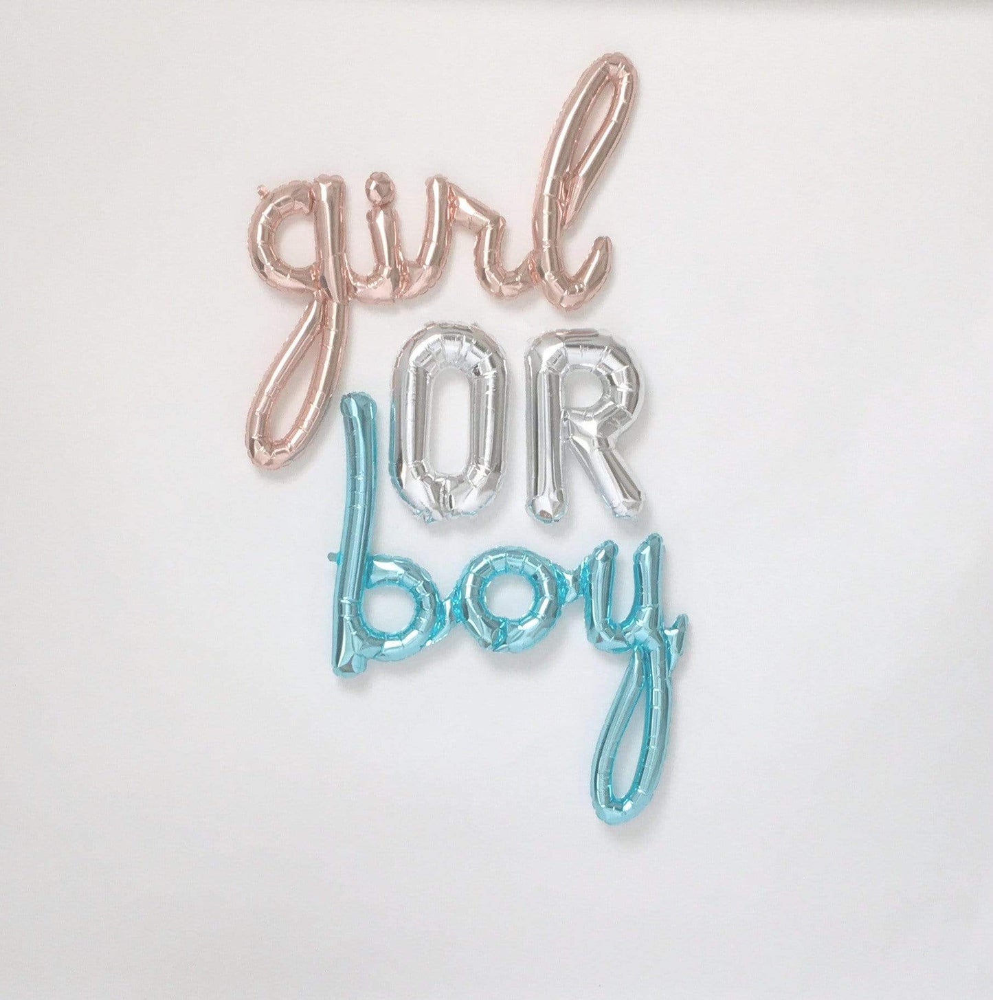 Girl Word Balloon | Girl Script Balloon | Baby Shower Balloons Online Northstar
