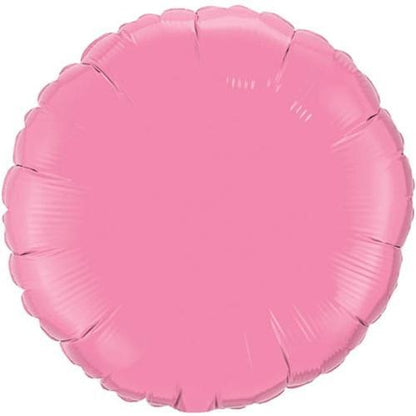 Rose Pink Round Foil Balloon | Helium Balloon | Online Balloonery Qualatex