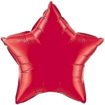 Red Star Foil Balloons | Helium Balloons | Online Balloonery Qualatex