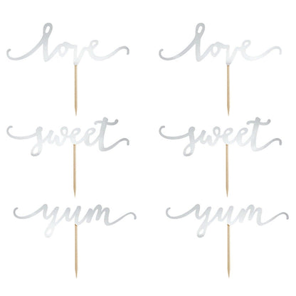 Wedding Cake Toppers | Modern Party Cake Supplies  Party Deco