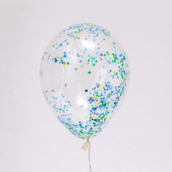 Confetti Balloons | Unicorn Confetti Filled Balloons Pretty Little Party Shop