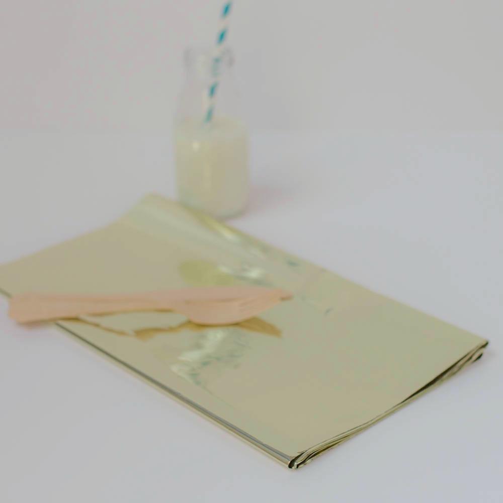 Shiny Gold Plastic Tablecloth | Best Party Supplies Online Unique