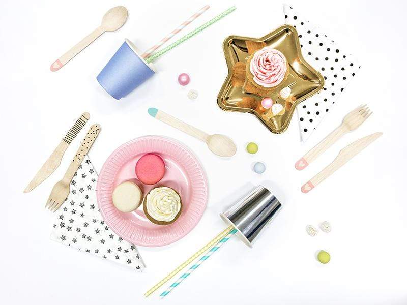 Shiny Star Paper Plates | Gold Party Supplies | Modern Parties Party Deco