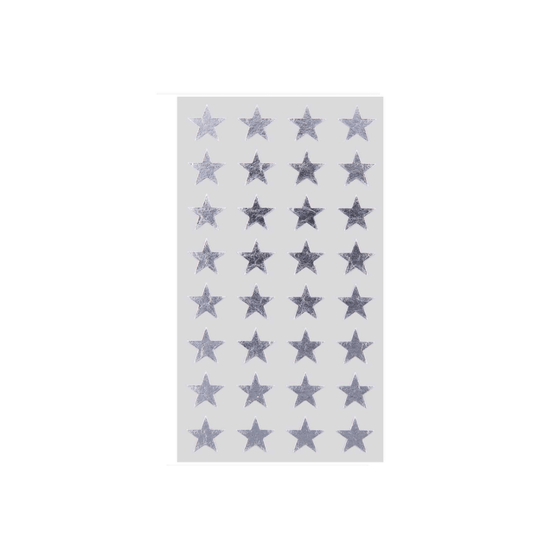 Silver Star Sticker Labels | Party Crafts | Pretty Little Party Shop Rico Design