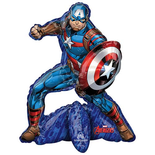 Marvel Avengers Captain America Balloon | Fun Foil Balloons UK Anagram