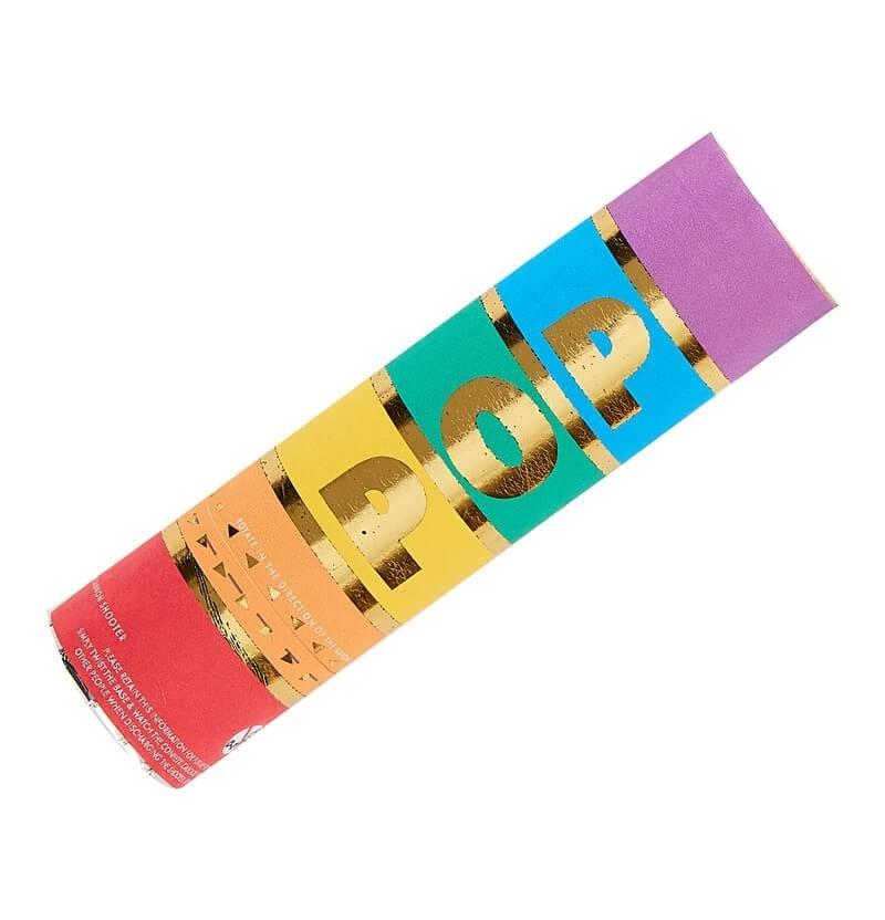 Rainbow Confetti Cannon | Rainbow Party Supplies | Ginger Ray UK Ginger Ray