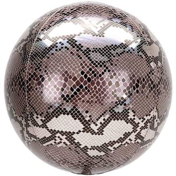 Snake Print Animal Print Orbz Balloons | Helium Balloons for Events Anagram