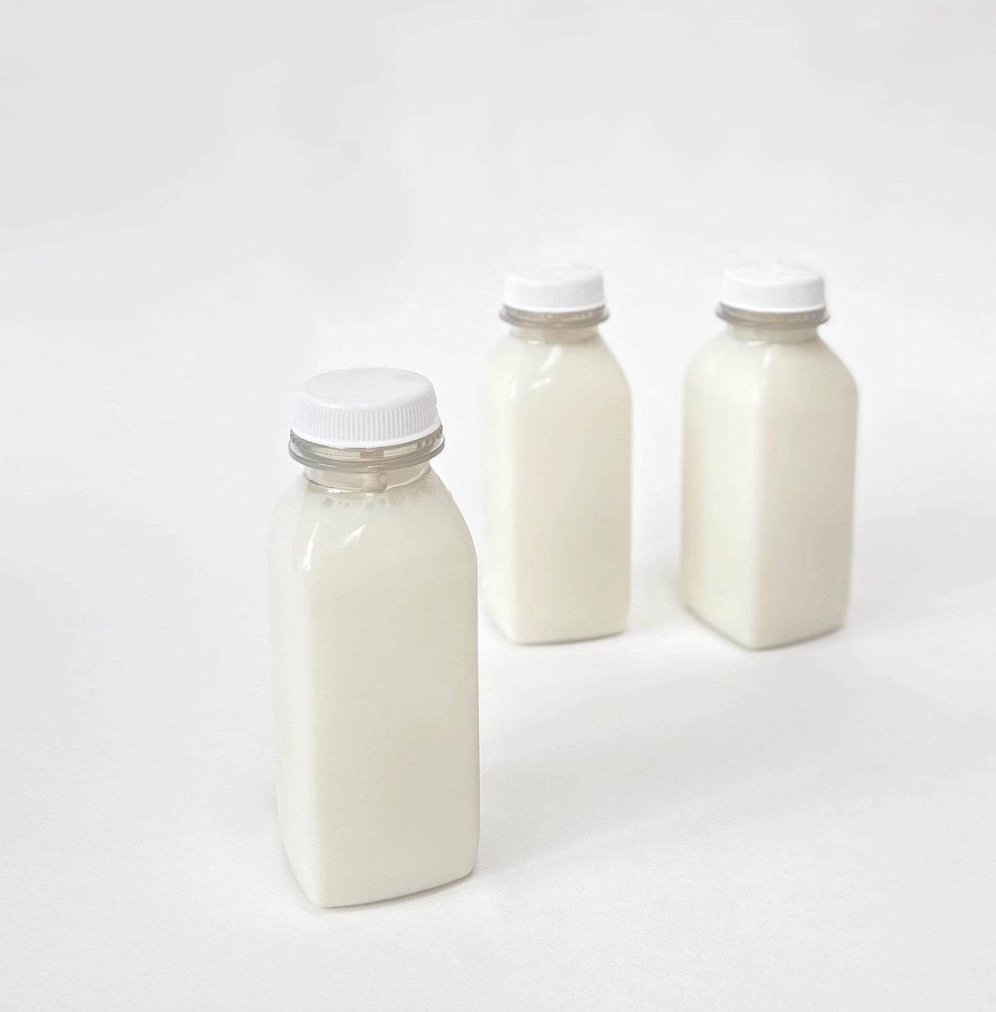 Square Mini Milk Bottles | Plastic Mini Bottles for Parties and Events Ibottles