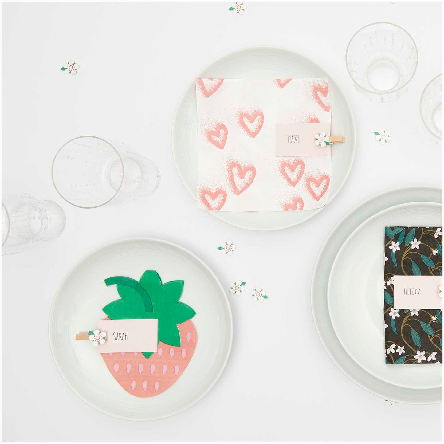Strawberry Napkins Serviettes for parties