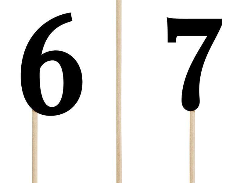 Table Numbers Set | Wedding Table Numbers | DIY Wedding UK Party Deco