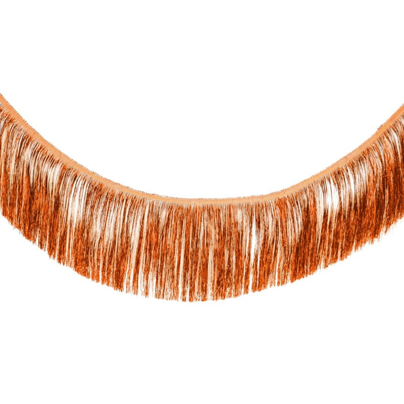 Orange Tinsel Fringe Garlands | Fringe Tassel Decorations UK Pretty Little Party Shop