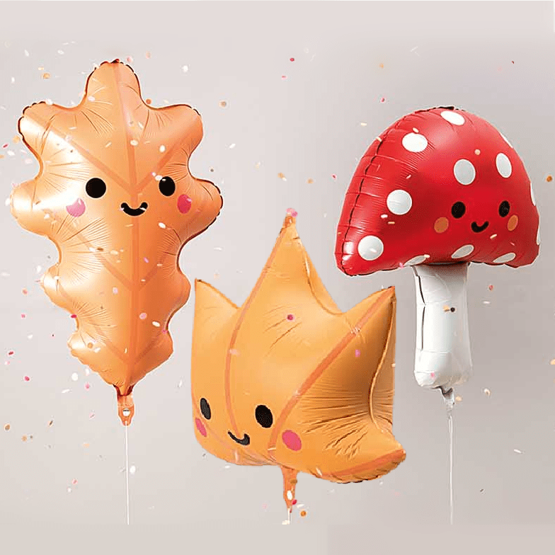Toadstall Mushroom Balloon | Fly Agaric Helium Balloon for Autumn Rico Design
