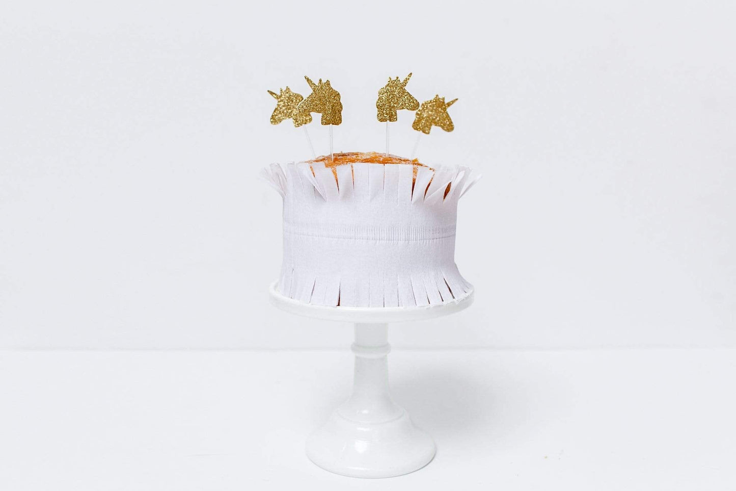 Unicorn Glitter Cupcake Toppers | Children's Unicorn Party Creative Converting