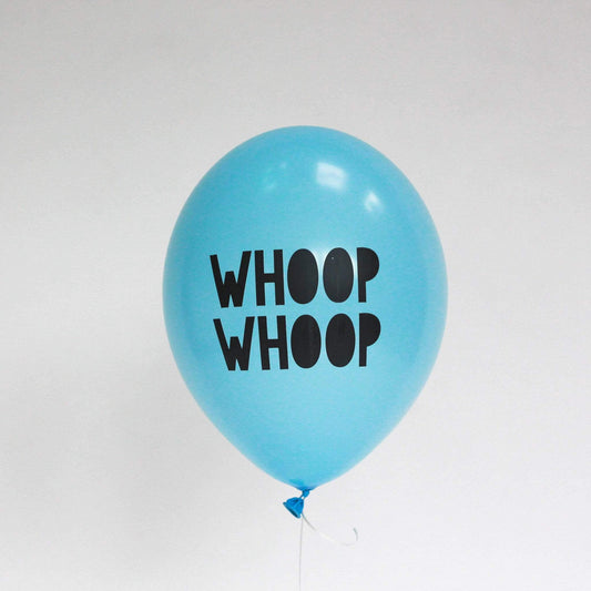 WhoopWhoop Slogan Balloons Blue - Pretty Little Party Shop Pretty Little Party Shop