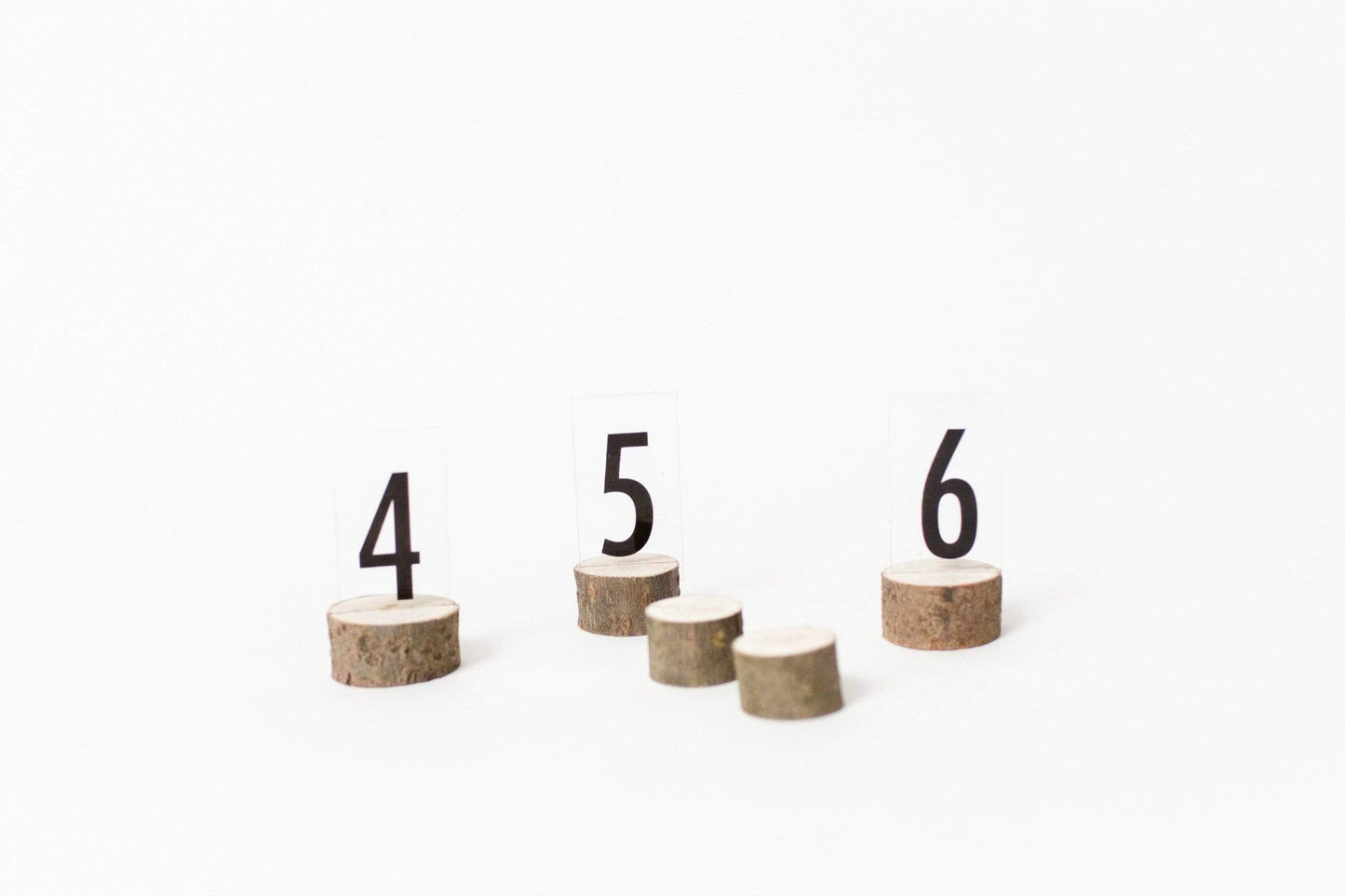 Wooden Place Card Holders | Wedding Table Decor | Rustic Theme Wedding Party Deco