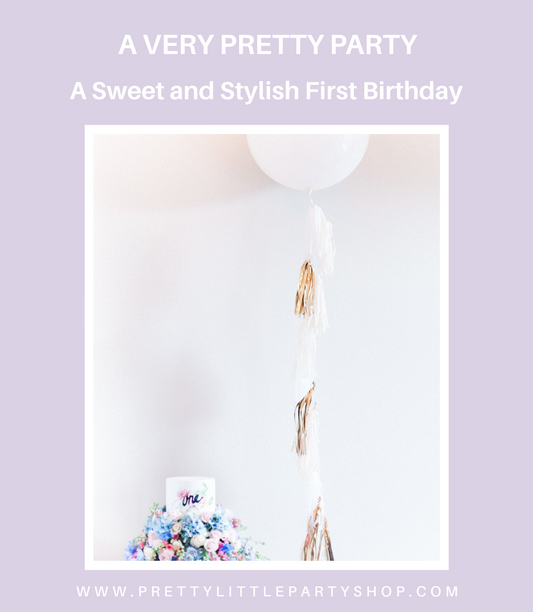 A Very Pretty First Birthday Party - Ideas and Inspiration