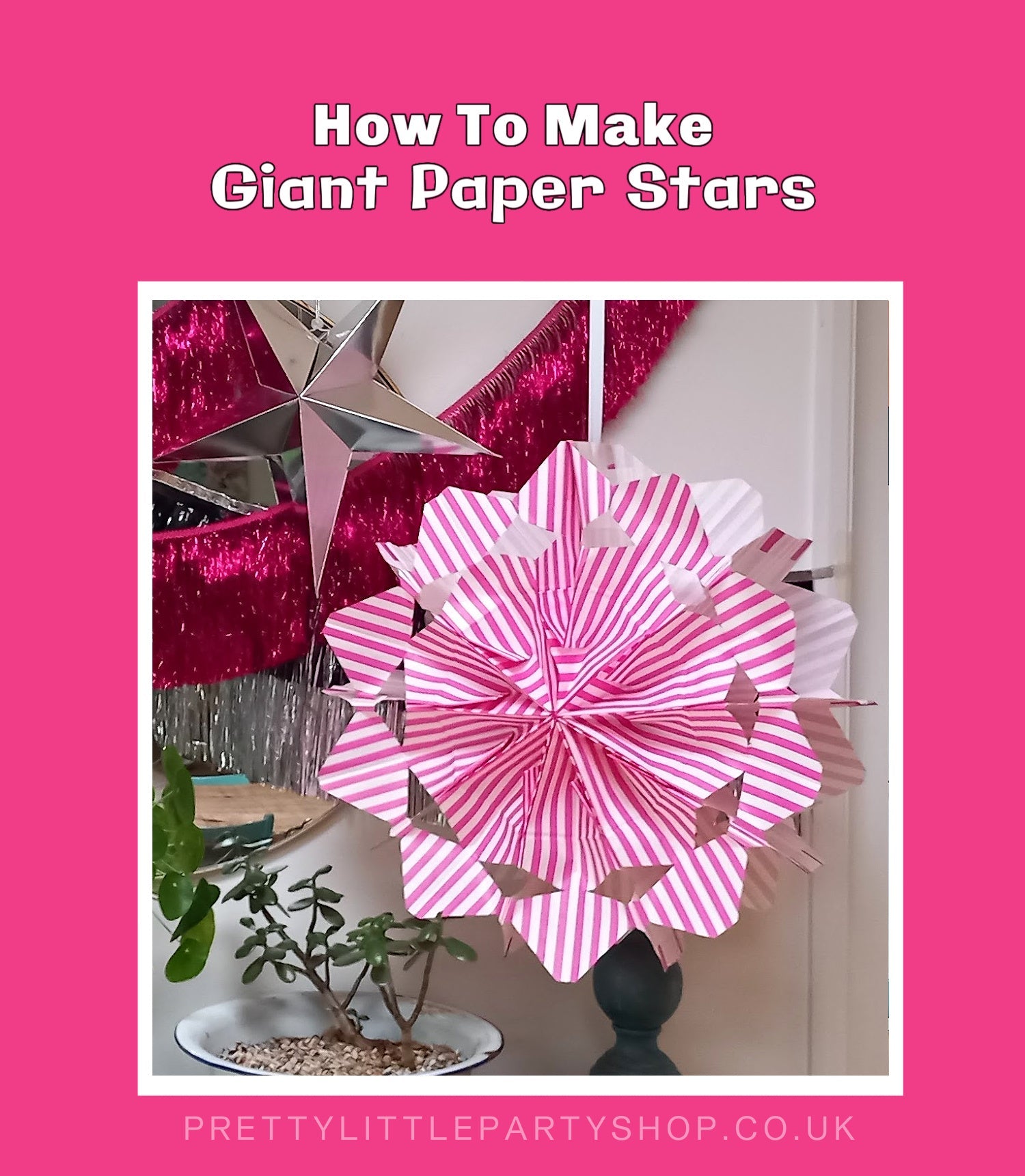 How to Make Giant Paper Star Decorations from Paper Bags – Pretty ...