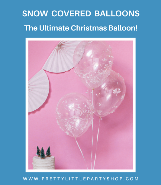 Snow Frosted Balloon DIY Tutorial
