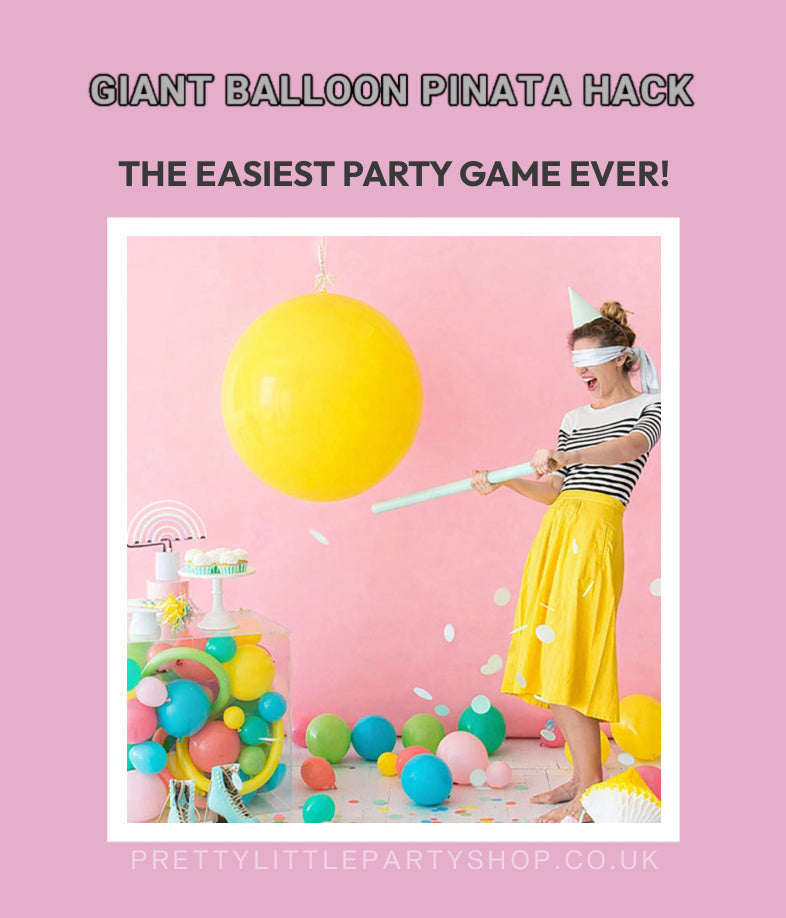 Exploding Balloon Pinata How to Make a Giant Balloon Piñata (Easy Kids Party Game) – Pretty ...