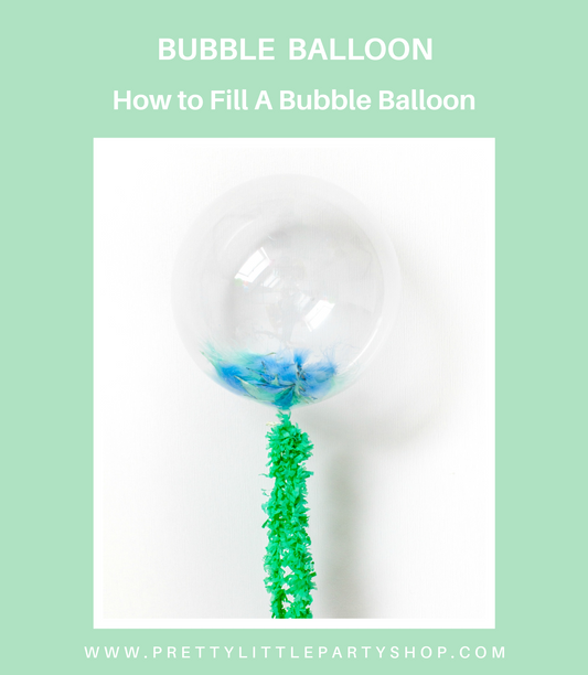 How To Fill A Bubble Balloon With Feathers