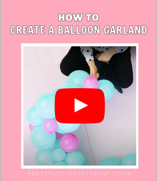 how to Create a Balloon Garland - Easy Instructions UK