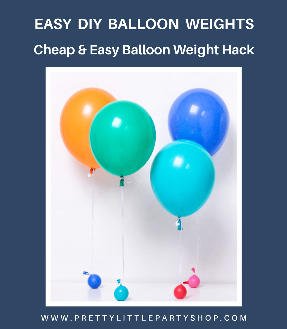 Easy Cheap Balloon Weight DIY | 36" Balloon Weight