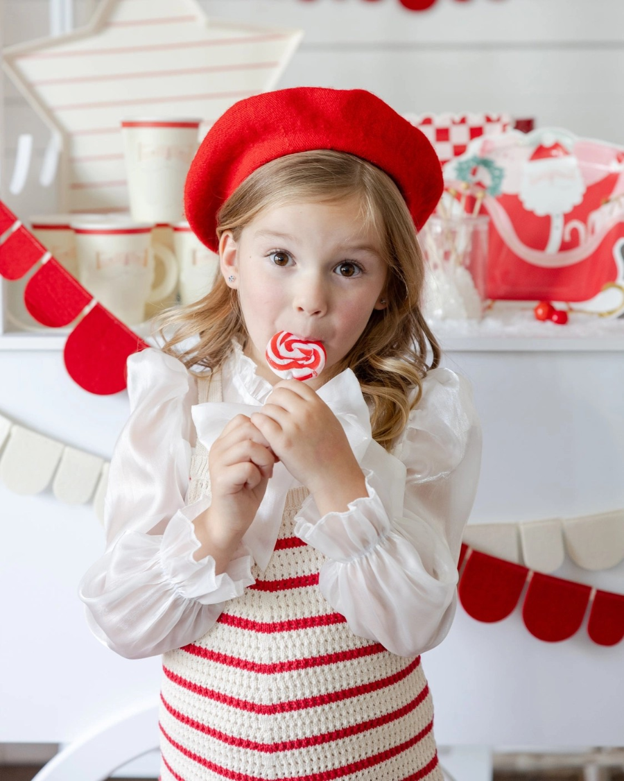 Jolly Christmas Party Theme - Red and White Scandi Style
